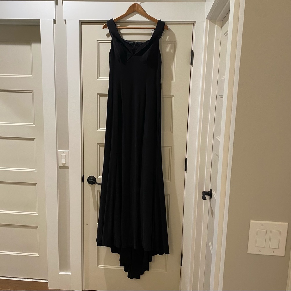 Adrianna Papell Black Gown Size 10 NWT